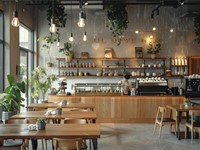 Le ayudamos con la decoración de su cafetería